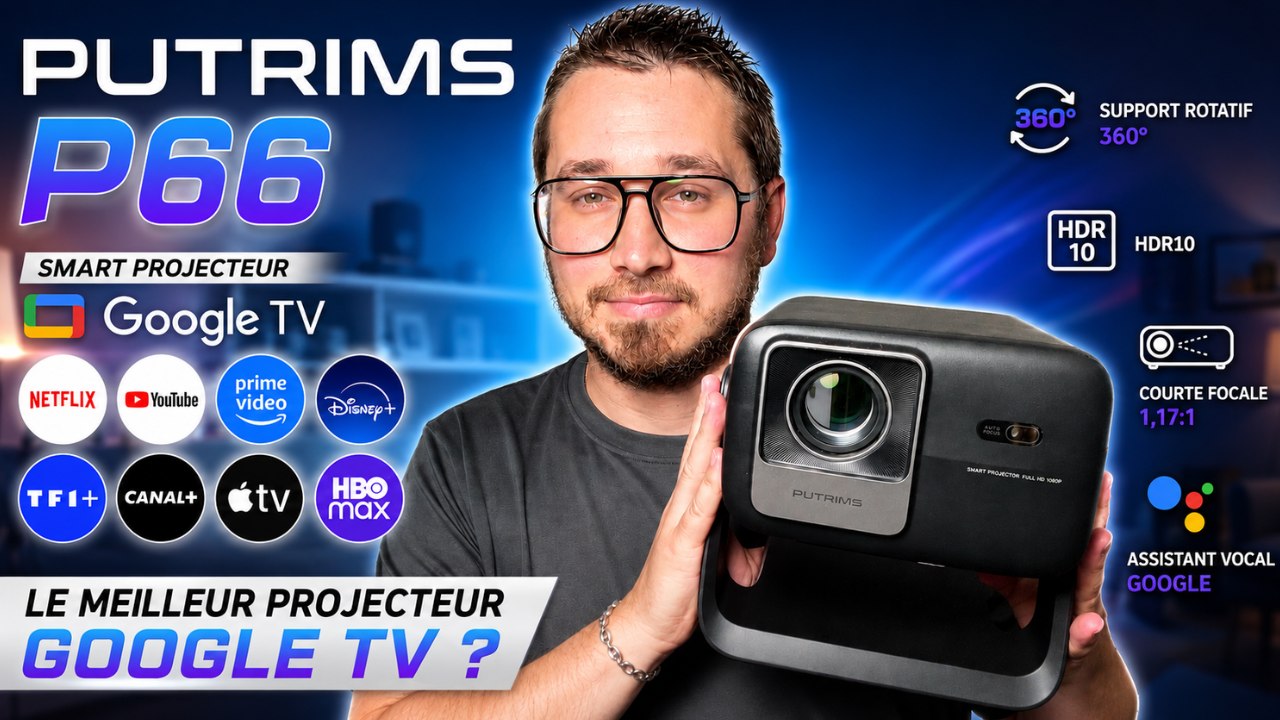 Test vidéoprojecteur PUTRIMS P66 : le bon plan de l'année ?