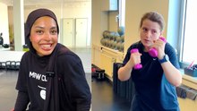 "Wir wollen nicht mit Kopftuch Sport machen": Besuch bei einem Gym nur für Frauen