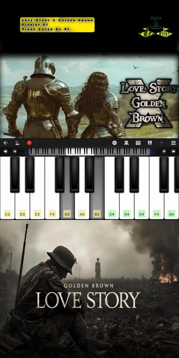 Love Story x Golden Brown | Piano Cover By DJ | Pianist DJ | Walk Band