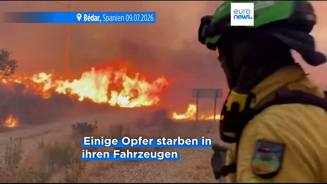 Spanien: waldbrand wird für touristen zur todesfalle, mindestens 12 tote, 23 vermisste