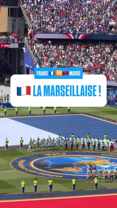 FRANCE - MAROC : LA MARSEILLAISE