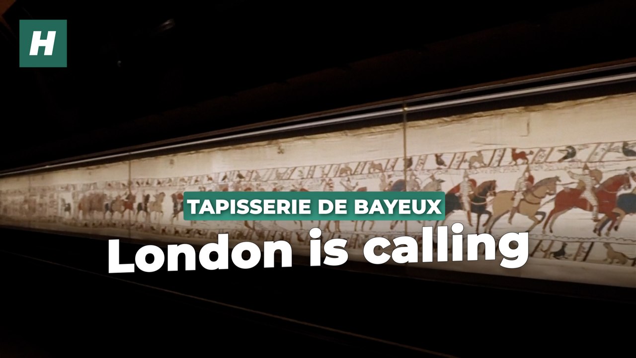 La tapisserie de Bayeux est arrivée à Londres dans un moyen de transport bien spécial