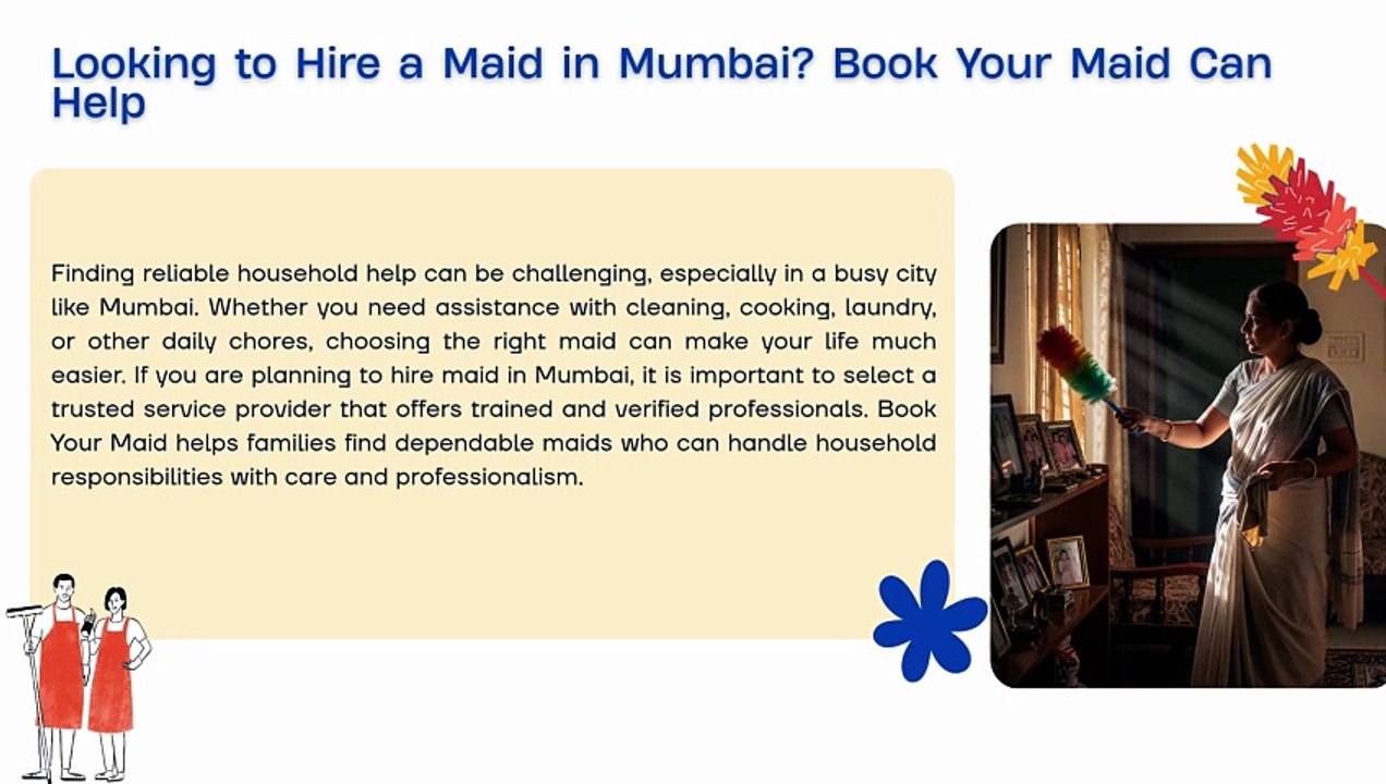 Looking to Hire a Maid in Mumbai Book Your Maid Can Help