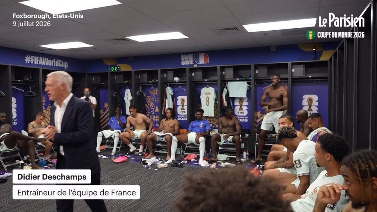 France-Maroc : le gros discours de félicitations de Didier Deschamps à son équipe