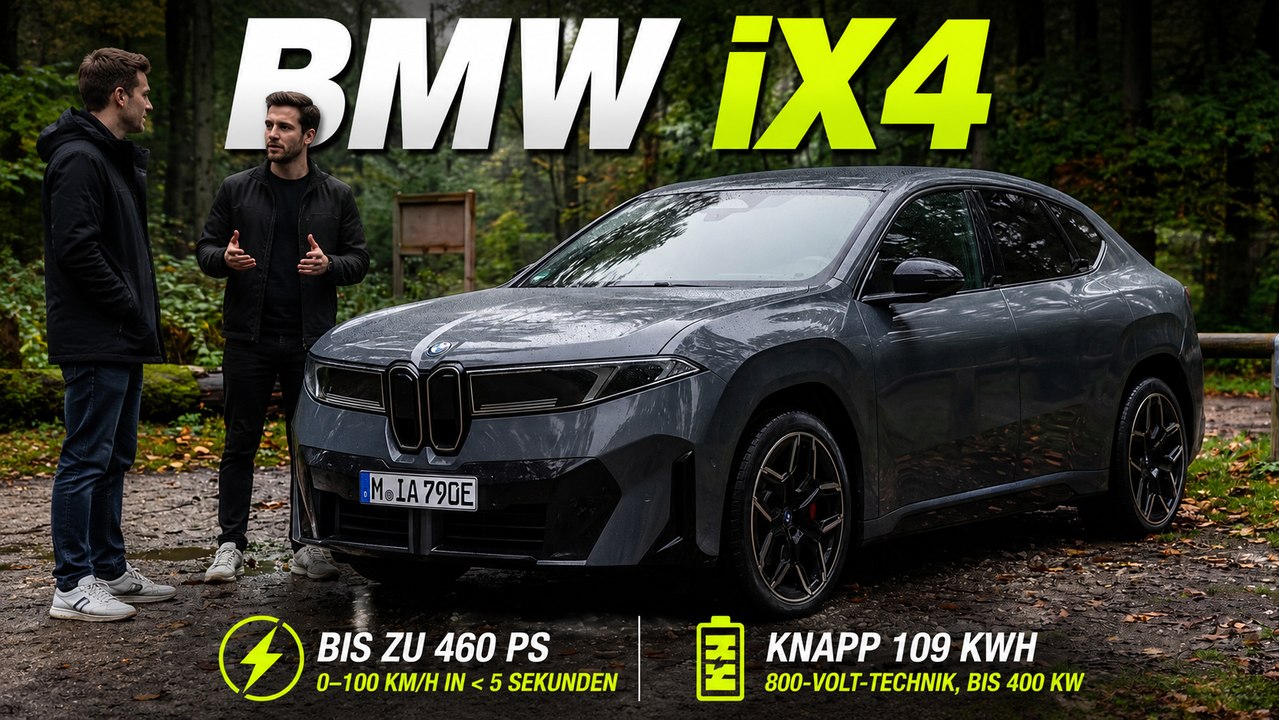 2027 BMW iX4: Unser Rendering zeigt das neue Elektro-SUV-Coupé