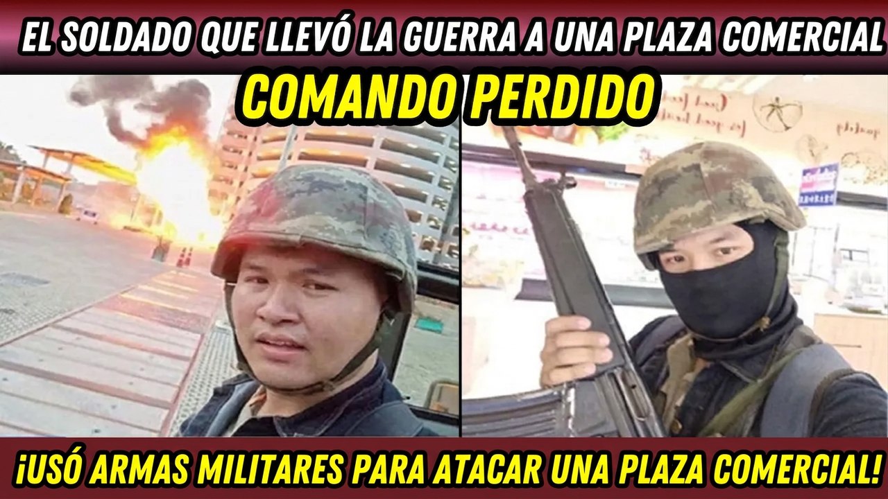 El soldado que sembró el terror en un centro comercial ¡Tomó rehenes para vengarse!