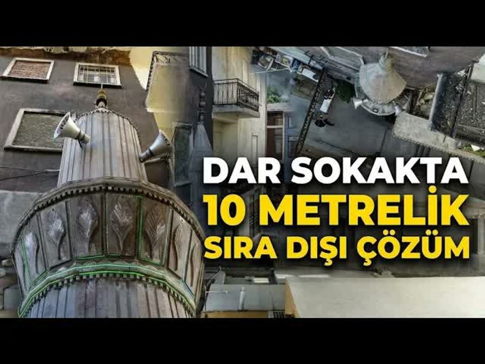 Erzurum’da görenleri şaşırtan yarım minare : 45 yıldır ayakta