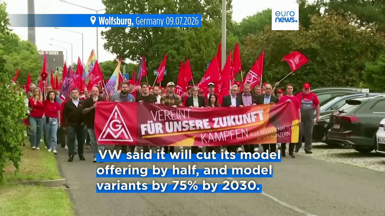 Volkswagen unveils four-year plan but lacks backing for overhaul with up to 100,000 job cuts