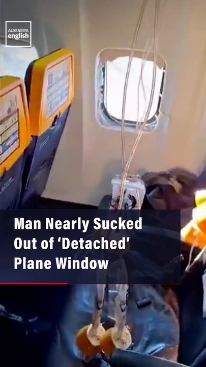 Man Nearly Sucked Out of Detached Plane Window