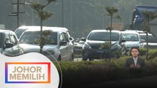 Trafik perlahan, rakyat Johor semangat balik mengundi