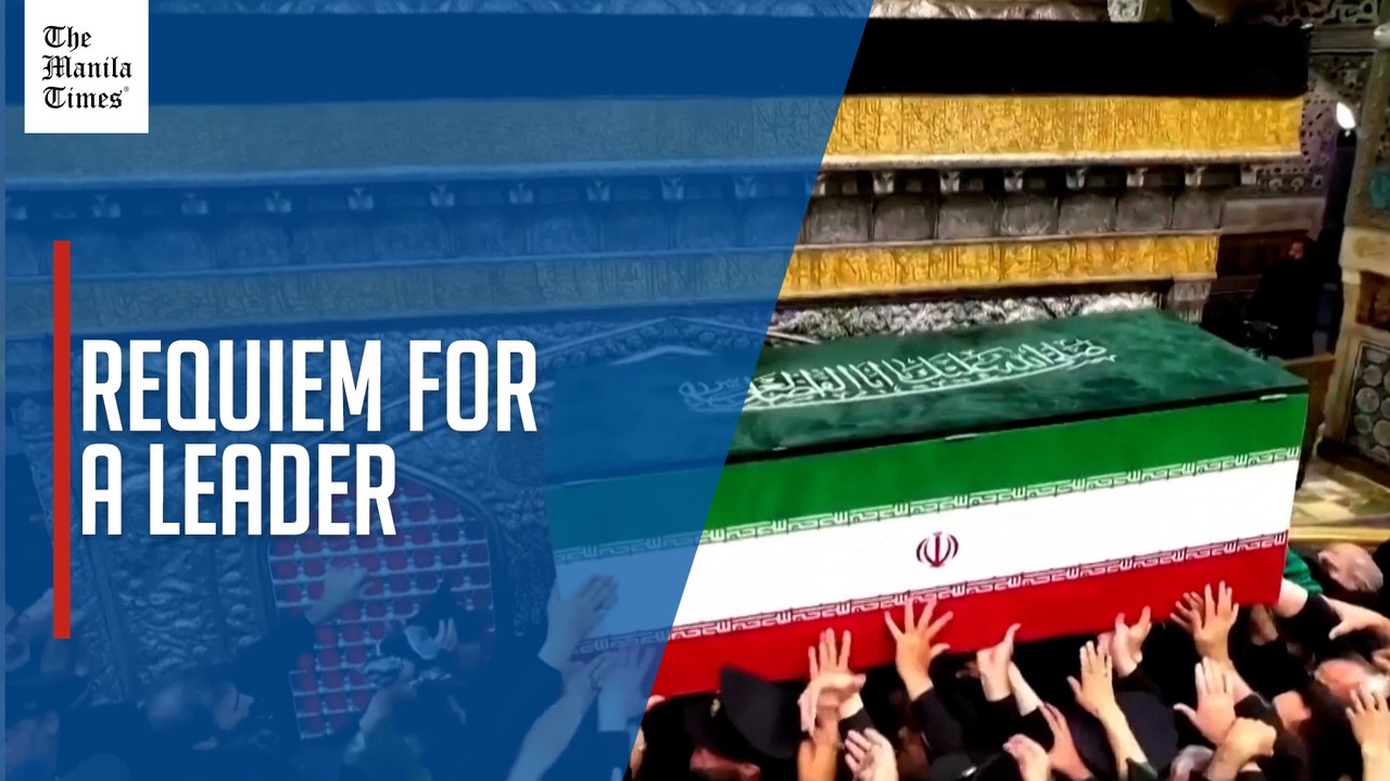 Khamenei's coffin carried through Imam Reza shrine before burial