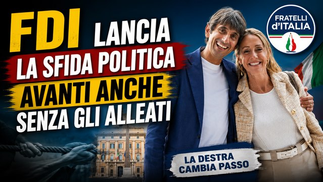 FDI lancia la sfida politica “avanti anche senza gli alleati
