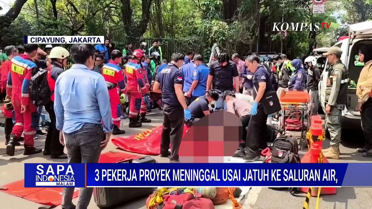 Gubernur DKI Jakarta soal Insiden 3 Pekerja Tewas Disaluran Air: 1 WNA & 2 WNI | SAPA MALAM