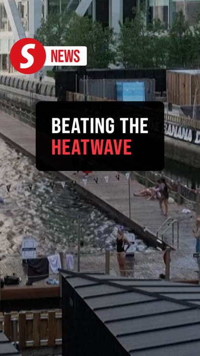 Feels like a reset, say Londoners as they cool off with morning swim