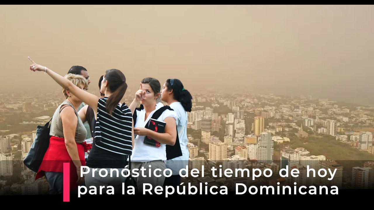 Pronóstico del clima para Santo Domingo, hoy lunes 13 de julio del 2026