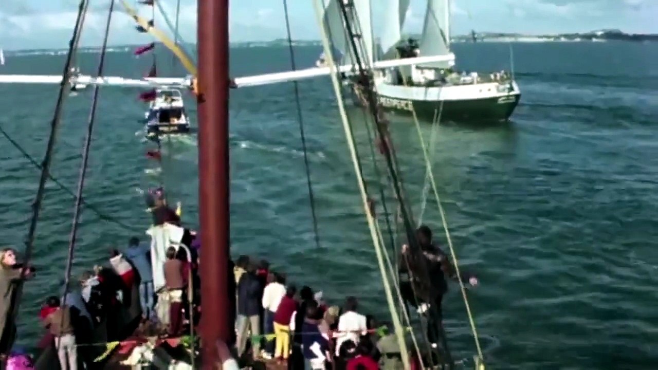The bombing of the Rainbow Warrior in 1985