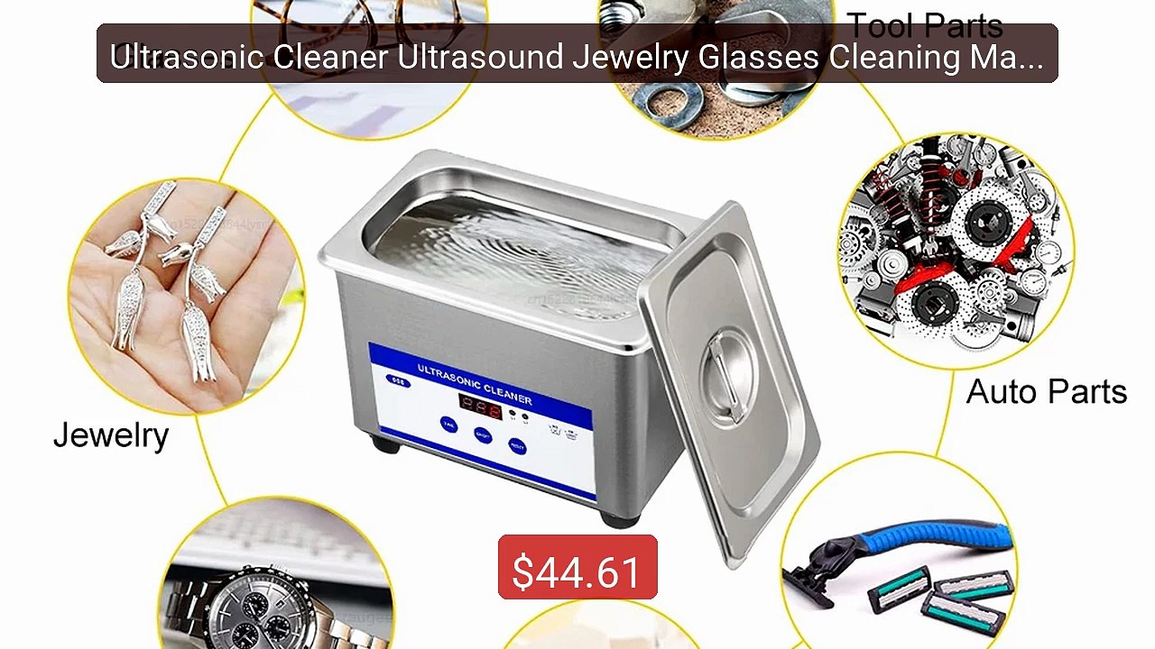 Ultrasonic Cleaner Ultrasound Jewelry Glasses Cleaning Machine... -- Hot Deal 2026 | Limited Offer!
