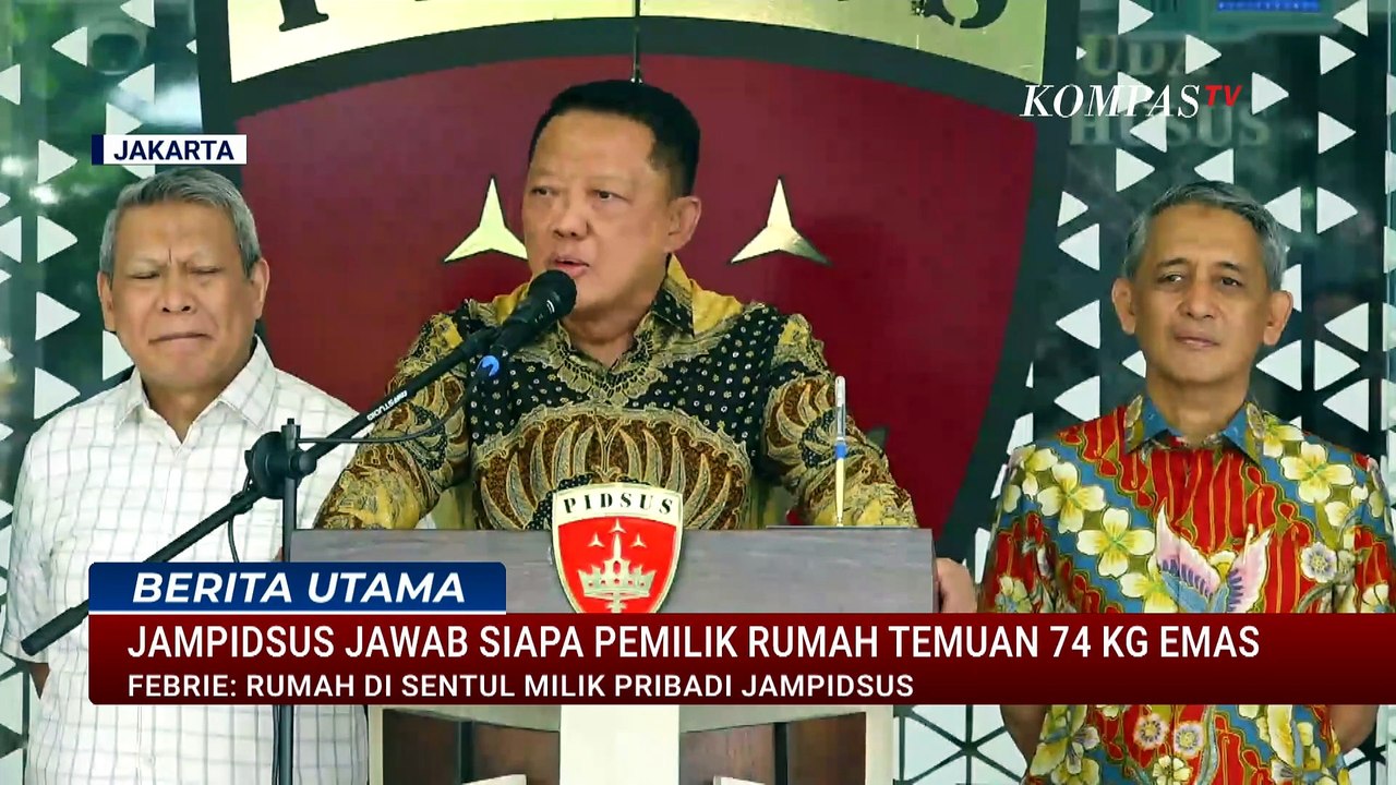Febrie Adriansyah Ungkap Rumah Sentul Lokasi Temuan Emas 74 Kg Milik Pribadi Jampidsus | BERUT