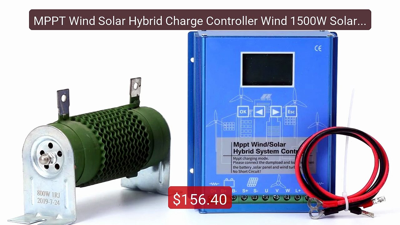 MPPT Wind Solar Hybrid Charge Controller Wind 1500W Solar 1200W 12/... -- Top Rated 2026 | Buy Now!