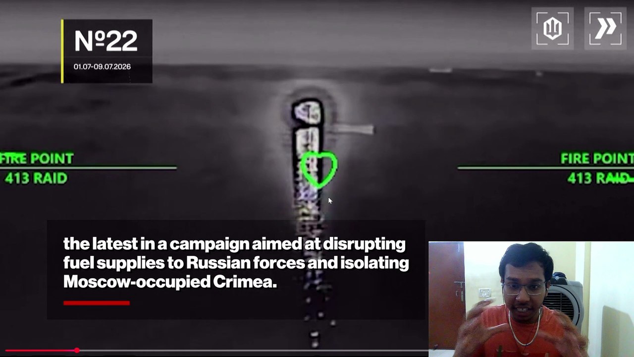 Ukraine Launches Another Brutal Wave of Drone Attacks on Russian Oil Tankers