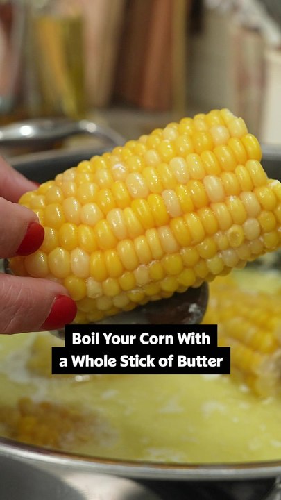 How to Boil Corn with a Stick of Butter