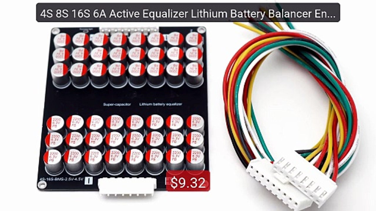 4S 8S 16S 6A Active Equalizer Lithium Battery Balancer Energy... -- Amazing Value 2026 | Must Have!