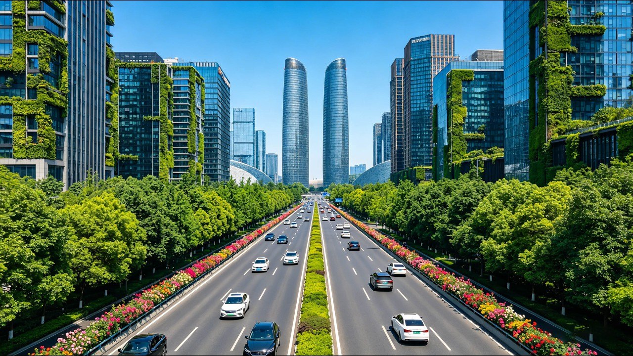 World’s No.1 Green City Drive Tour: Chengdu’s Forest-Covered Skyline Will Shock You