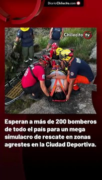Esperan a más de 200 bomberos de todo el país para un mega simulacro de rescate en zonas agrestes en la Ciudad Deportiva.