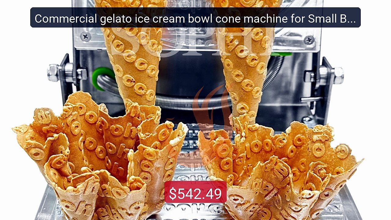 Commercial gelato ice cream bowl cone machine for Small Business  m... -- Top Rated 2026 | Buy Now!