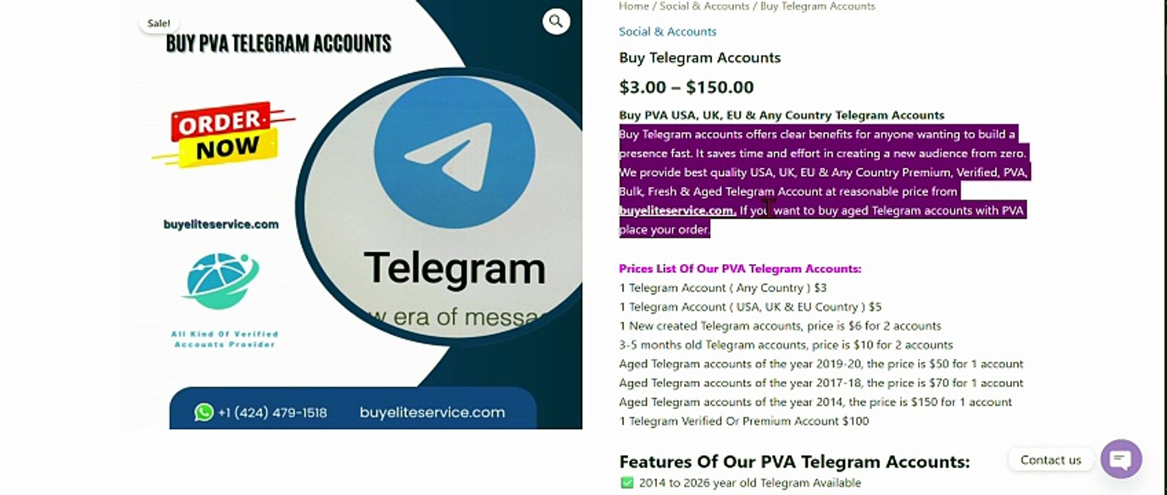 Buy Telegram Accounts, Currency & Items Safely on iGV