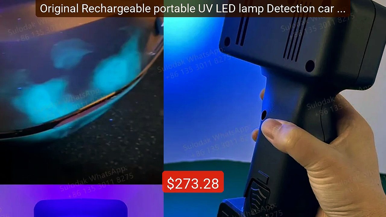 Original Rechargeable portable UV LED lamp Detection car paint... -- Best Buy 2026 | Great Quality!