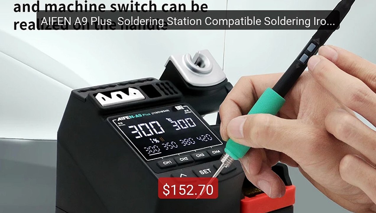 AIFEN A9 Plus  Soldering Station Compatible Soldering Iron ... -- Top Pick 2026 | Unbeatable Price!