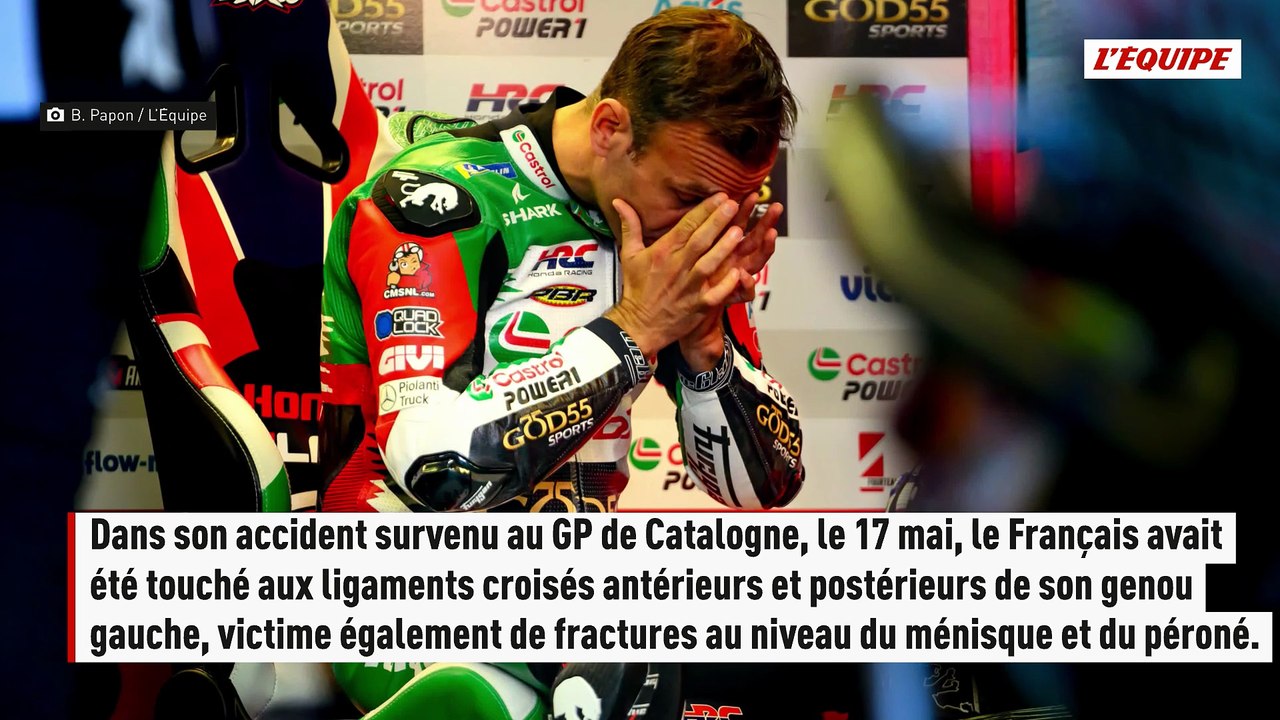 Deux mois après son accident à Barcelone, Johann Zarco a repris l'entraînement : « Je bouge normalement » - Moto