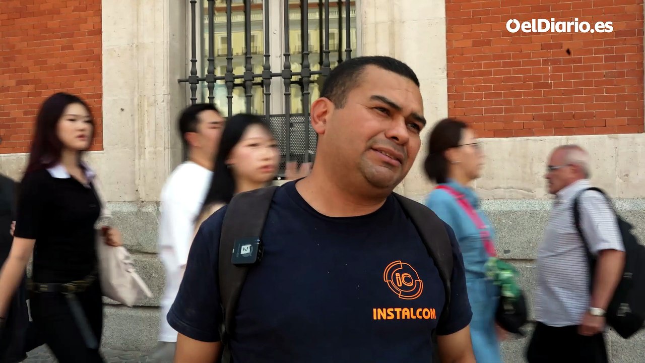 Guillermo, salvadoreño solicitante de la regularización que ya ha conseguido trabajo