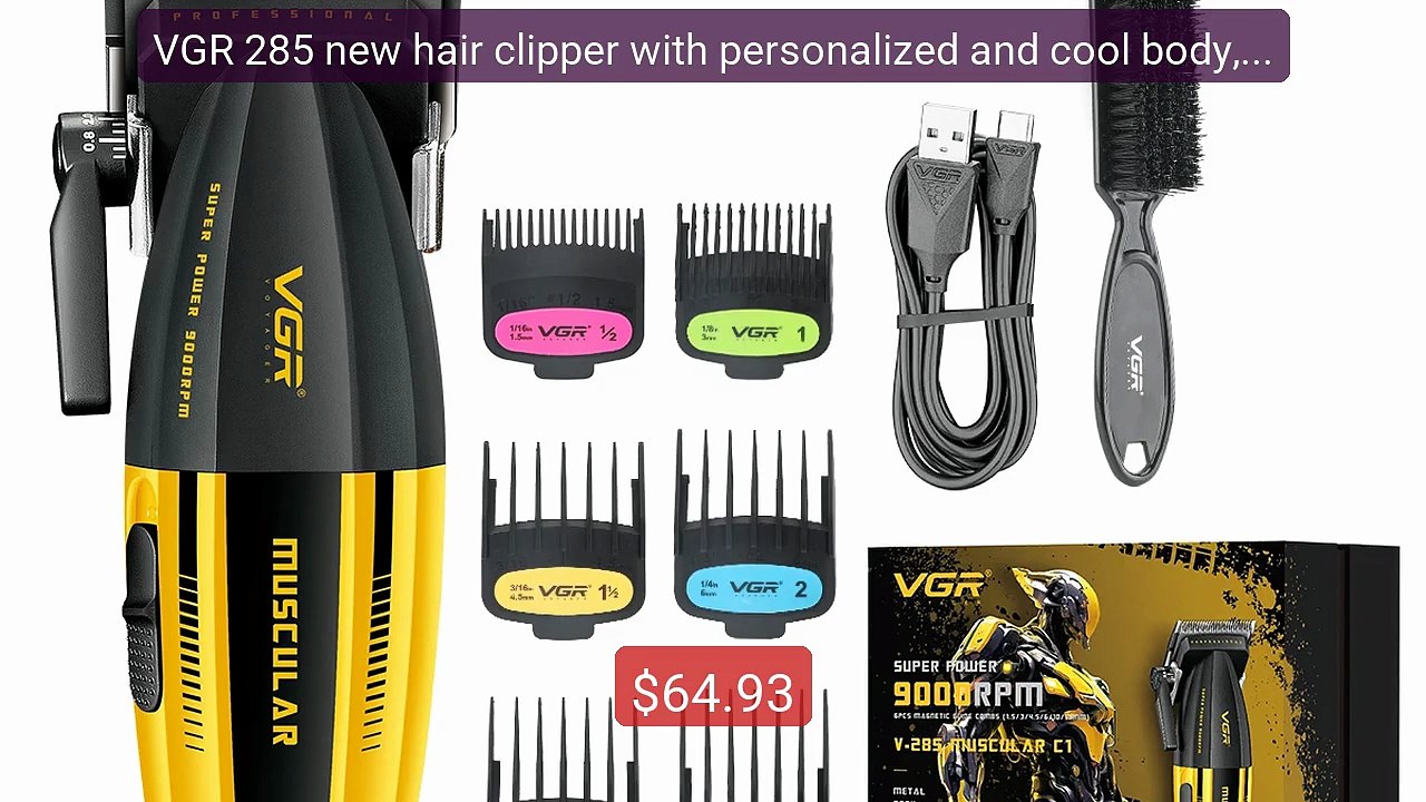 VGR 285 new hair clipper with personalized and cool body, p... -- Top Pick 2026 | Unbeatable Price!