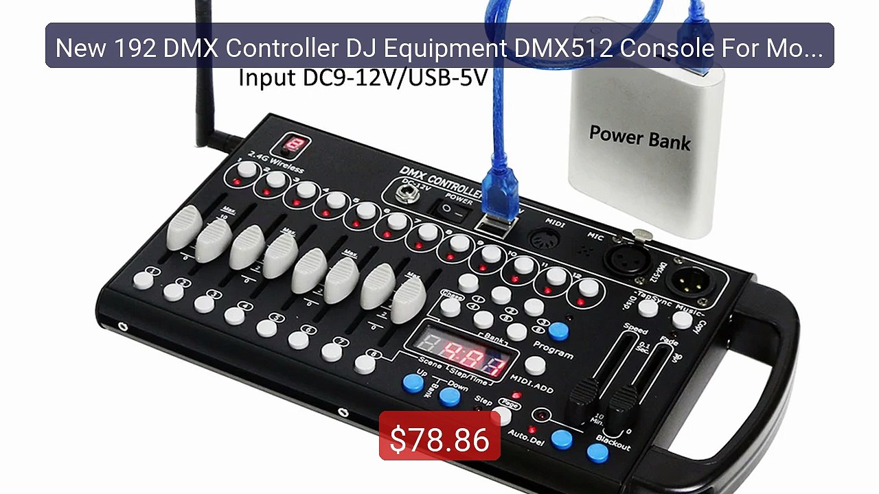 New 192 DMX Controller DJ Equipment DMX512 Console For Moving ... -- Best Buy 2026 | Great Quality!