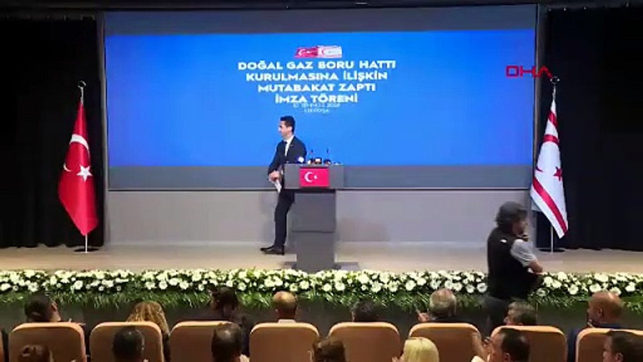 Bakan Bayraktar: Türkiye ile KKTC arasında deniz altından geçecek doğal gaz boru hattının inşasına başlıyoruz