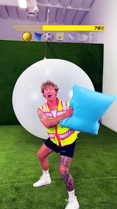 What Pops The GIANT Balloon.