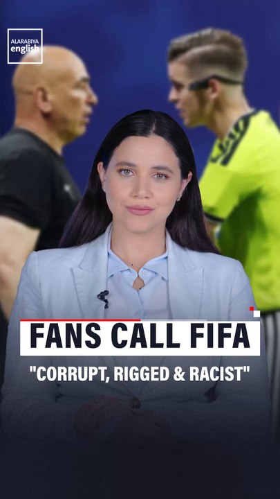 Fans call FIFA "CORRUPT, RIGGED & RACIST"