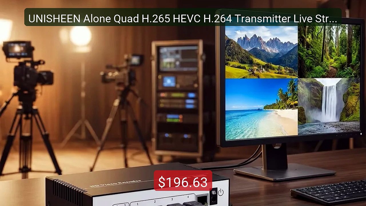 UNISHEEN Alone Quad H.265 HEVC H.264 Transmitter Live Strea... -- Top Pick 2026 | Unbeatable Price!