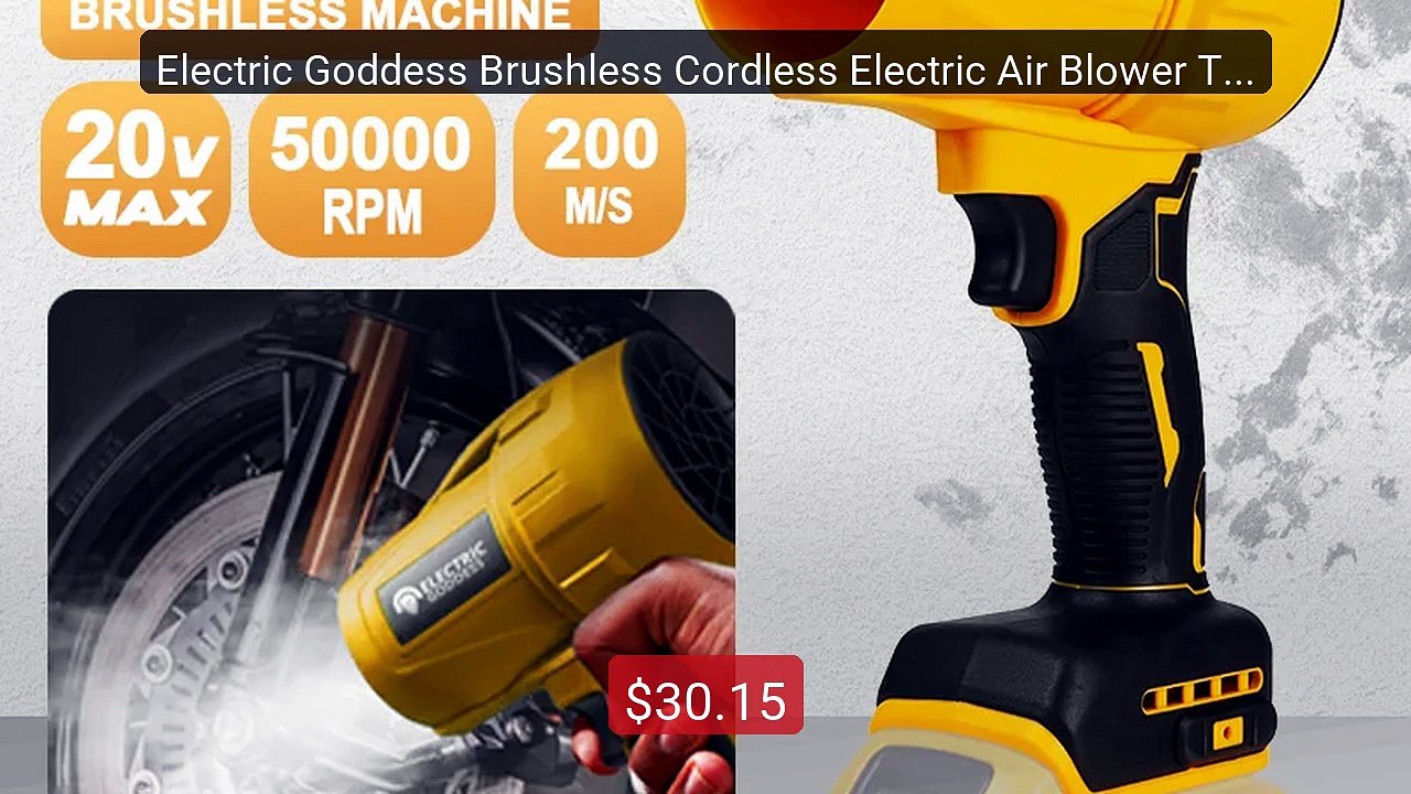 Electric Goddess Brushless Cordless Electric Air Blower Turbo Jet ... -- Best Deal 2026 | Shop Now!