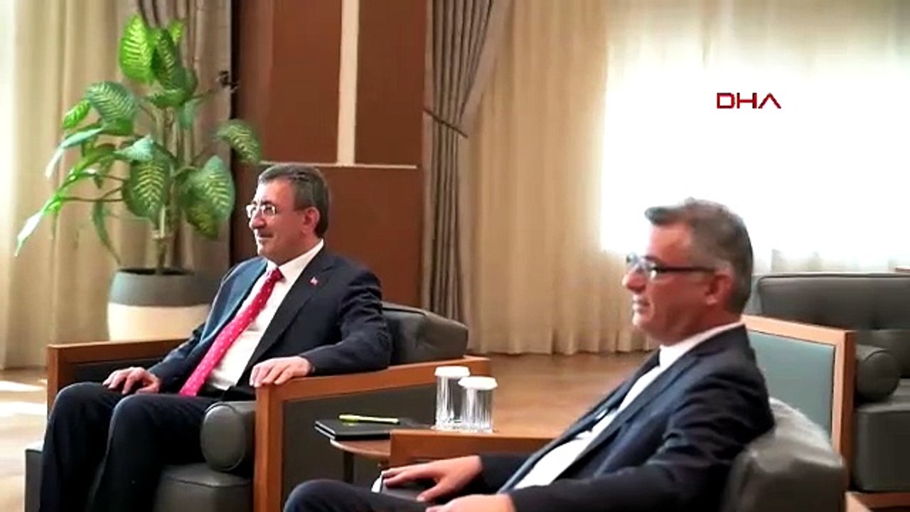 Cumhurbaşkanı Yardımcısı Yılmaz, KKTC Cumhurbaşkanı Erhürman ile görüştü