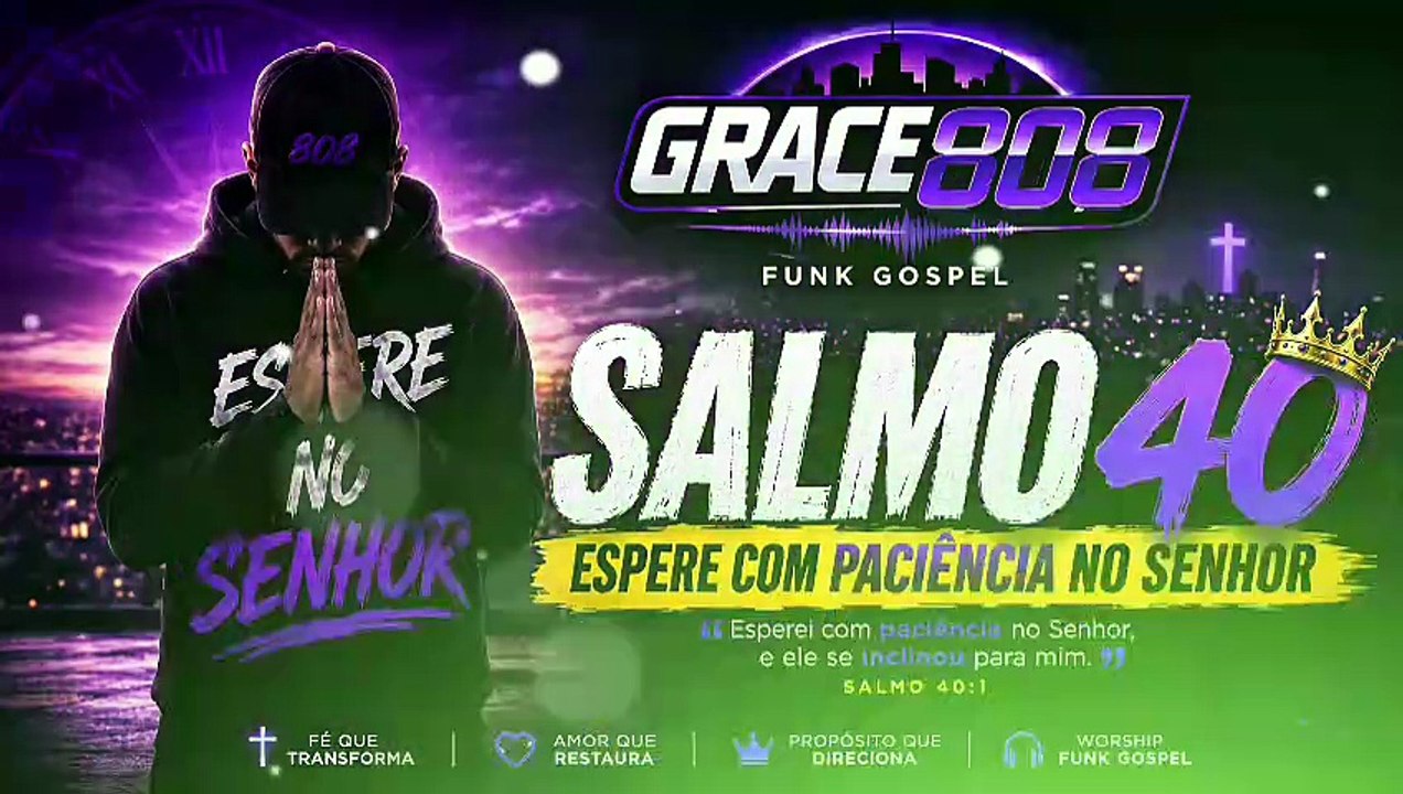 SALMOS 40 - ESPERE NO SENHOR - FUNK GOSPEL #gospelfunk #salmo40 #Jesus