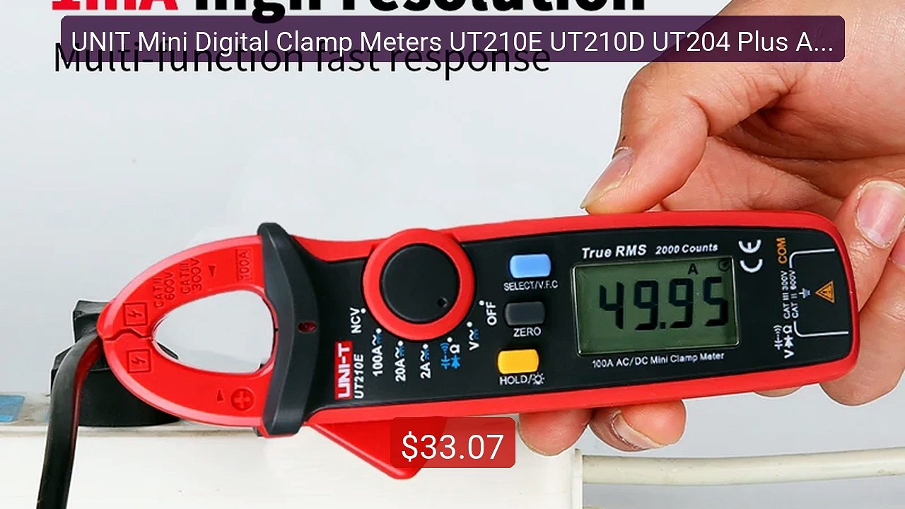 UNIT Mini Digital Clamp Meters UT210E UT210D UT204 Plus AC/DC ... -- Best Buy 2026 | Great Quality!