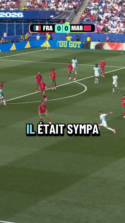 Le Maroc ils ont même pas essayé de tirer