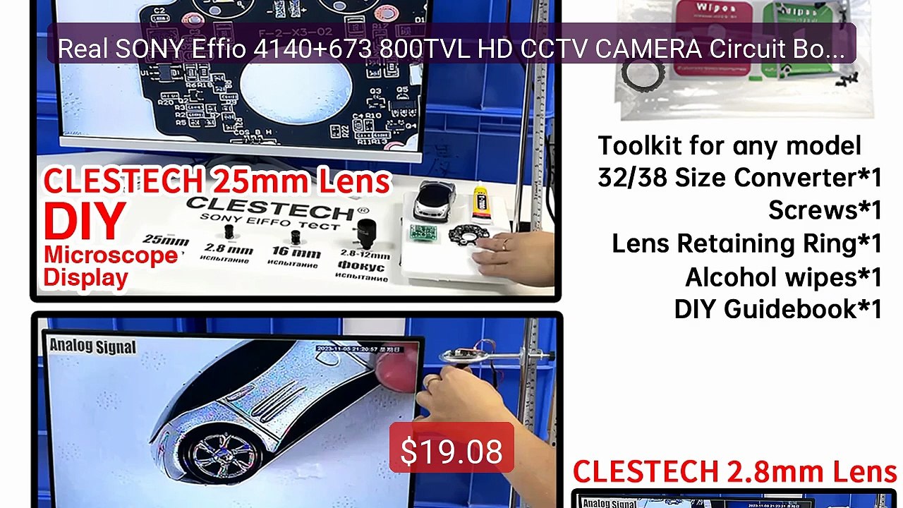 Real SONY Effio 4140+673 800TVL HD CCTV CAMERA Circuit Board CCD C... -- Best Deal 2026 | Shop Now!