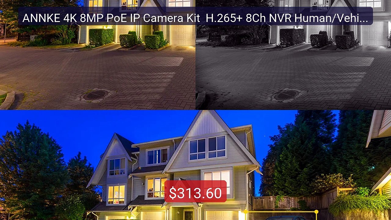 ANNKE 4K 8MP PoE IP Camera Kit  H.265+ 8Ch NVR Human/Vehicle Detect... -- Top Rated 2026 | Buy Now!