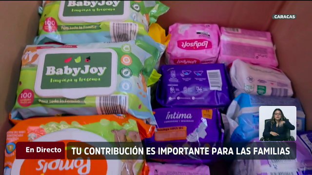 Almacenadora Caracas recibe donativos que serán llevados a las familias afectadas