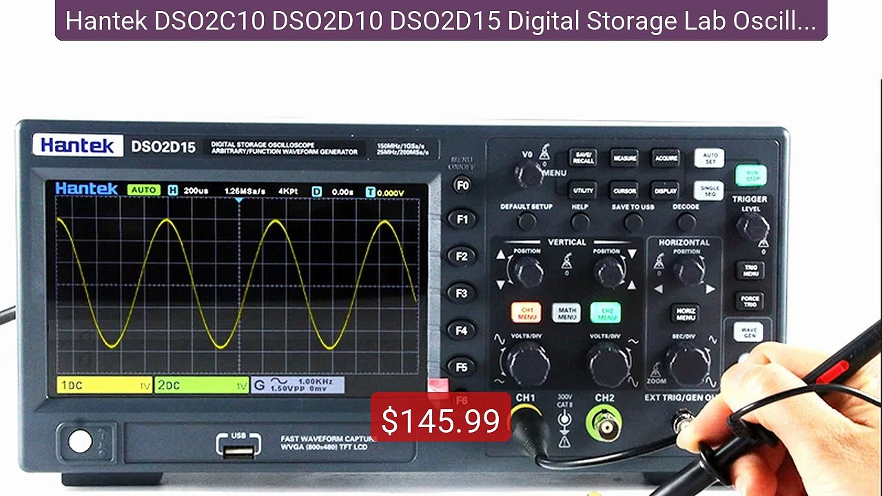 Hantek DSO2C10 DSO2D10 DSO2D15 Digital Storage Lab Oscillos... -- Top Pick 2026 | Unbeatable Price!