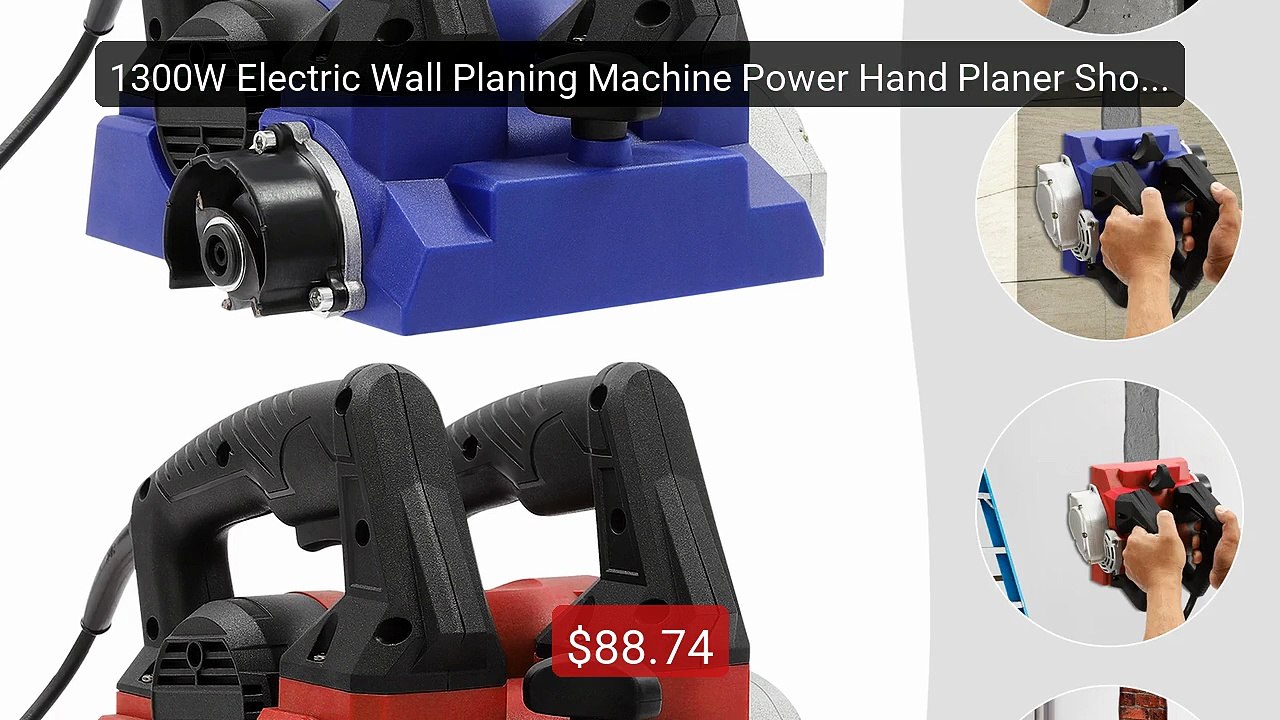 1300W Electric Wall Planing Machine Power Hand Planer Shove... -- Top Pick 2026 | Unbeatable Price!